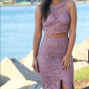 Maybe Crotchet two piece set